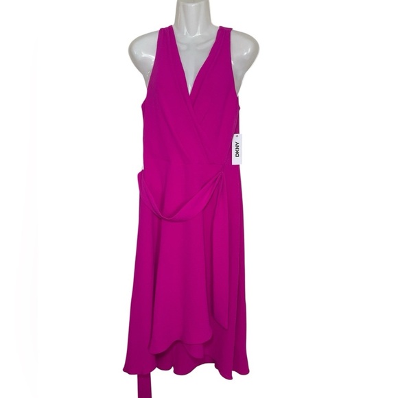 Dkny Dresses & Skirts - DKNY Fuchsia High Low Dress sz 10